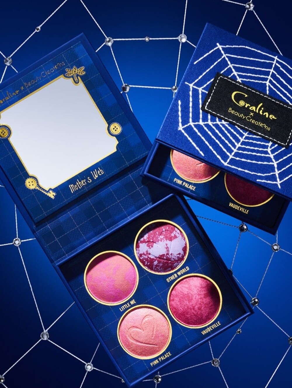 CORALINE X BEAUTY CREATIONS FACE PALLETE.